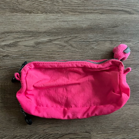 Kipling hot pink pencil pouch - Picture 3 of 7